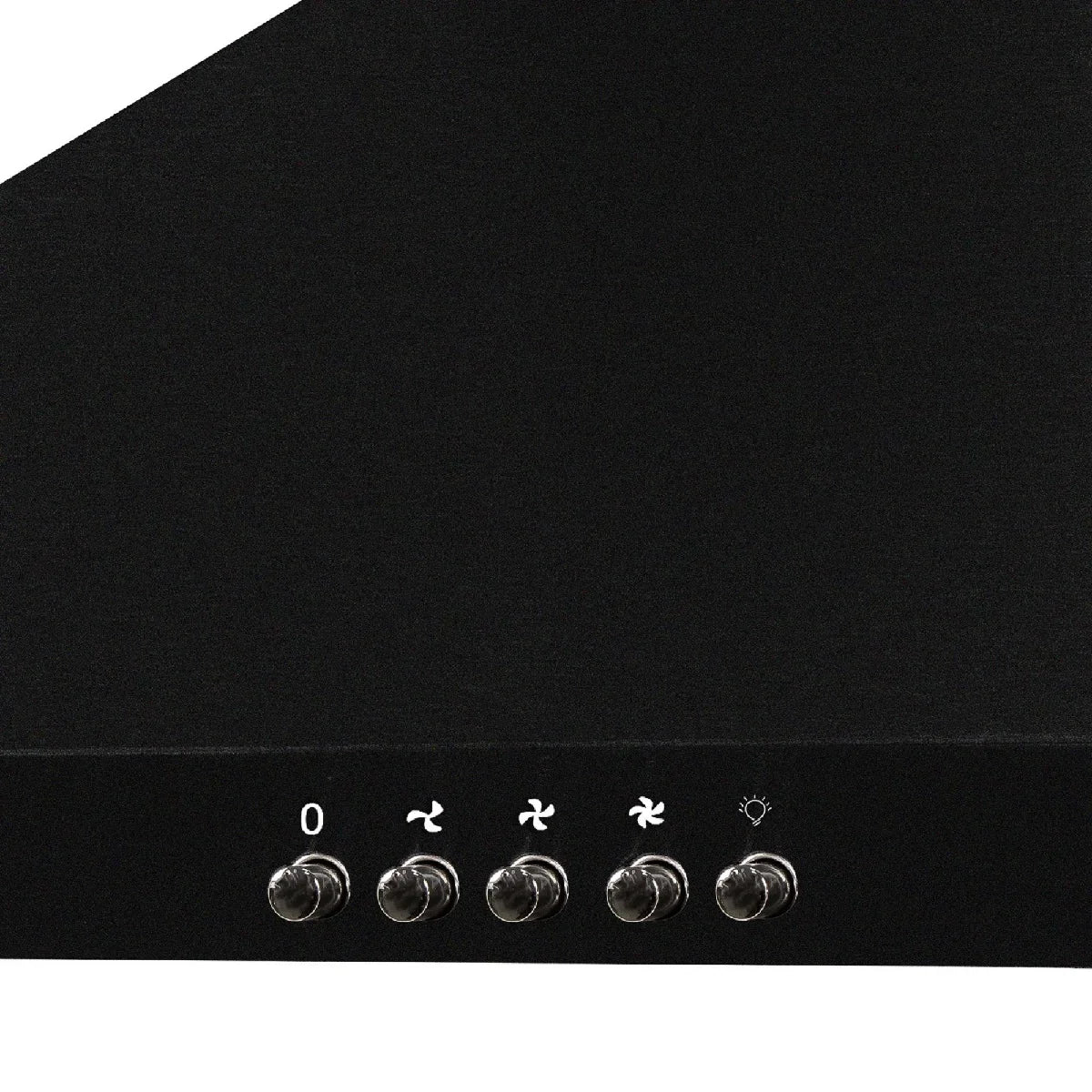 Abode ASCH6031B 60cm Chimney Cooker Hood - Black