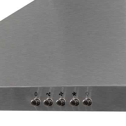 Abode ASCH6031SS 60cm Chimney Cooker Hood - Stainless Steel