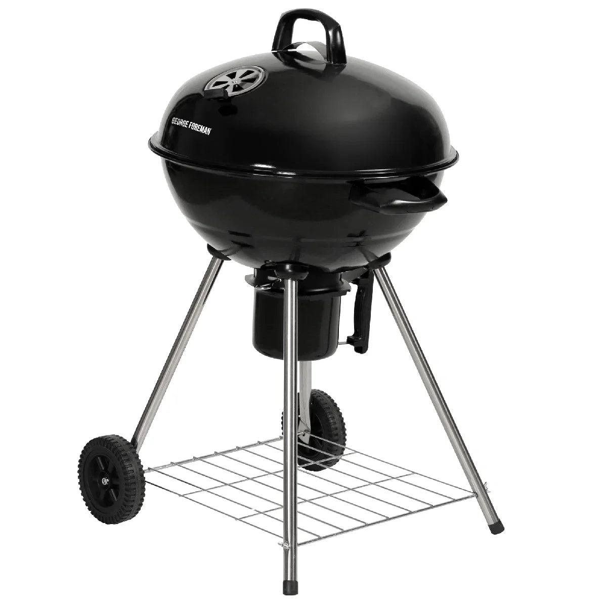 George Foreman GFKTBBQ Kettle Charcoal BBQ in Black