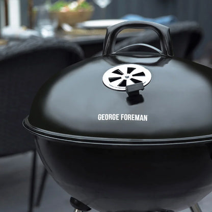 George Foreman GFKTBBQ Kettle Charcoal BBQ in Black