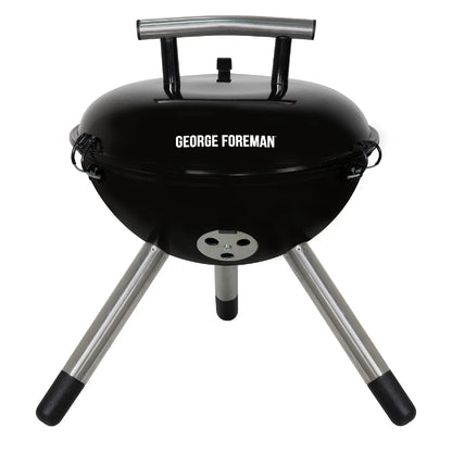 George Foreman GFPTBBQ1401B 14” Portable Charcoal BBQ Black