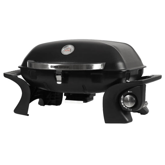 George Foreman GFSBBQ1 Portable Gas BBQ in Black