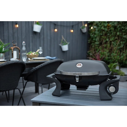 George Foreman GFSBBQ1 Portable Gas BBQ in Black