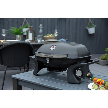 George Foreman GFSBBQ1 Portable Gas BBQ in Black
