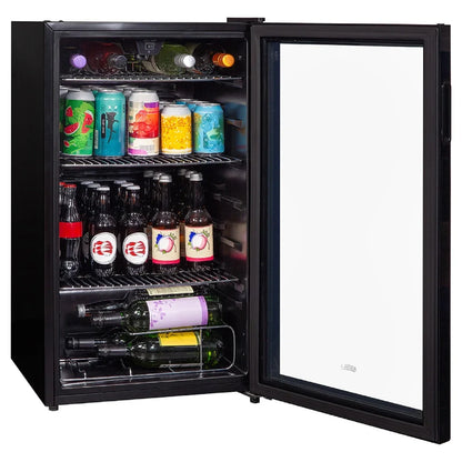 Kuhla K48BC101B 90 Can Beverage Cooler in Black