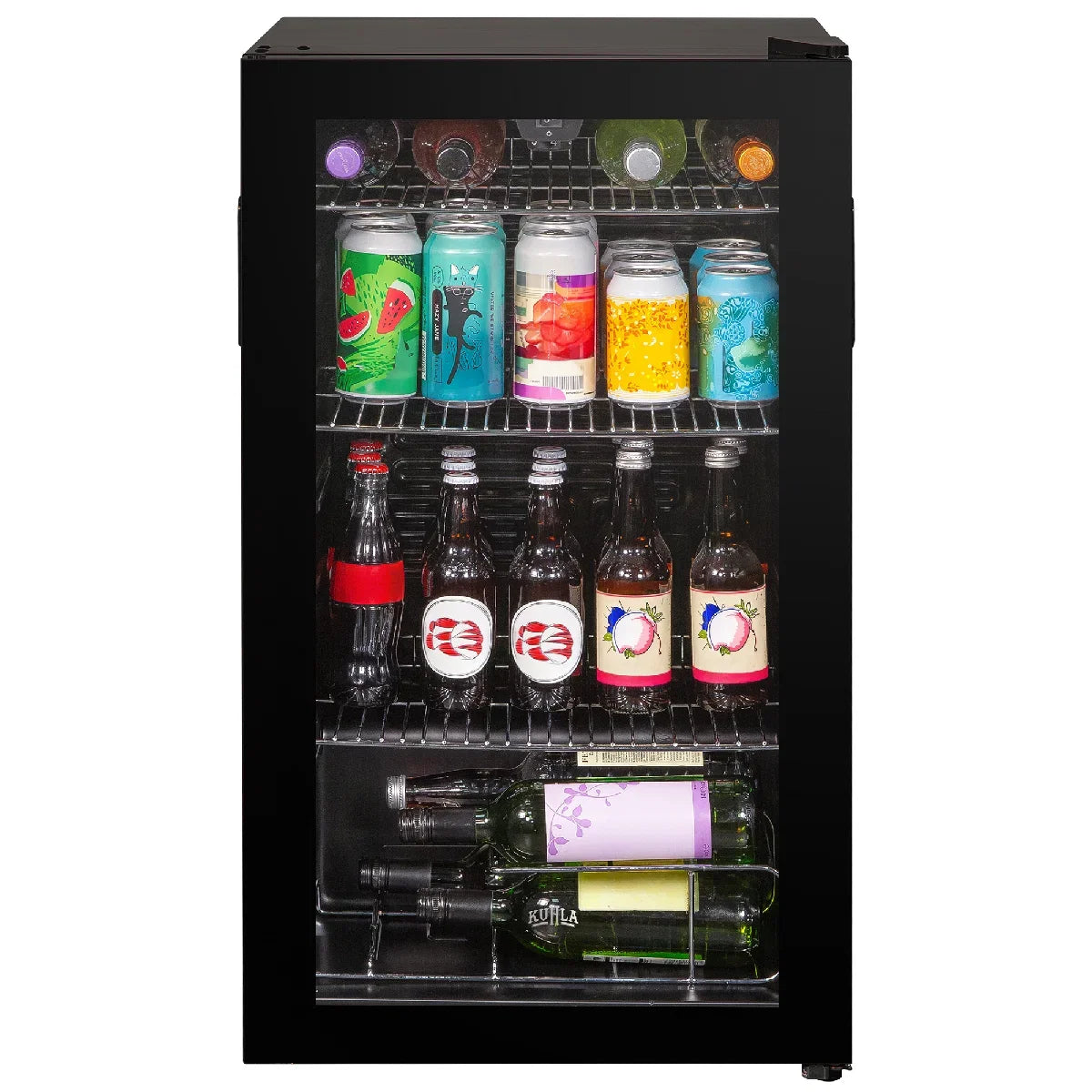 Kuhla K48BC101B 90 Can Beverage Cooler in Black