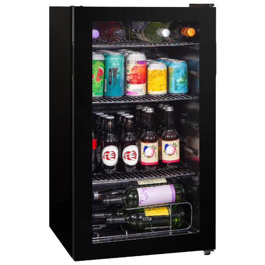 Kuhla K48BC101B 90 Can Beverage Cooler in Black