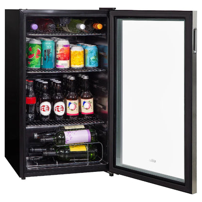 Kuhla K48BC101SS 90 Can Beverage Cooler in Stainless Steel