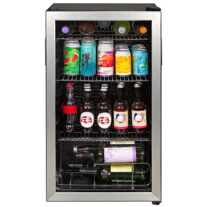 Kuhla K48BC101SS 90 Can Beverage Cooler in Stainless Steel
