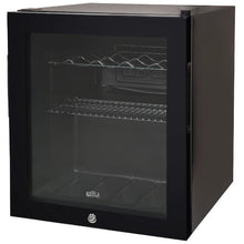 Kuhla KBC1B 46L Lockable Glass Door Beer, Wine and Drinks Cooler in Black
