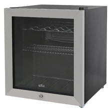 Kuhla KBC1SS 46L Lockable Glass Door Beer, Wine and Drinks Cooler in Stainless Steel