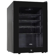 Kuhla KBC2B 62L Lockable Glass Door Beer, Wine and Drinks Cooler in Black