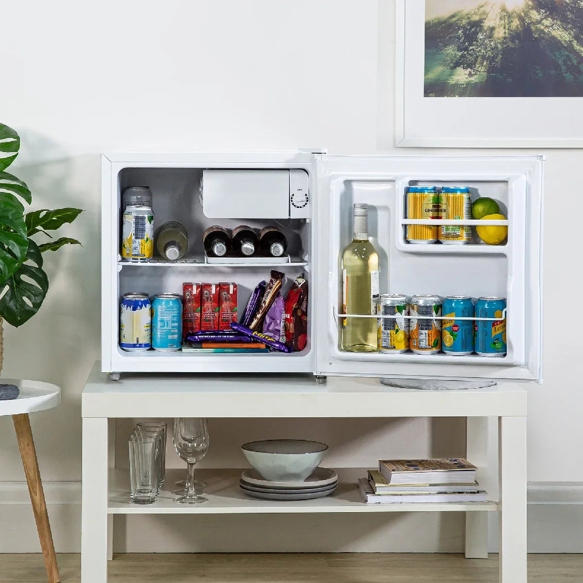 Kuhla KTTF0E4W 43L Table Top Mini Fridge, White
