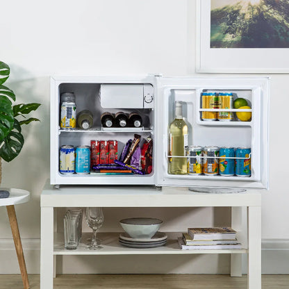 Kuhla KTTF0E4W 43L Table Top Mini Fridge, White