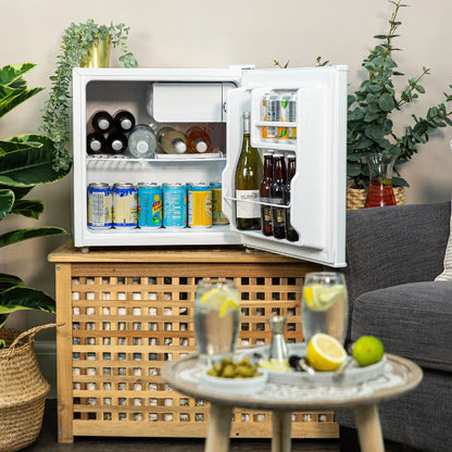 Kuhla KTTF0E4W 43L Table Top Mini Fridge, White