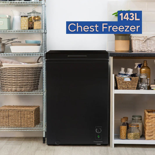 Russell Hobbs RH142CF0E1B 143L Chest Freezer in Black