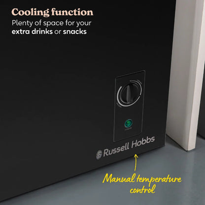 Russell Hobbs RH142CF0E1B 143L Chest Freezer in Black