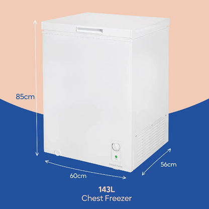 Russell Hobbs RH142CF0E1W 143L Chest Freezer in White