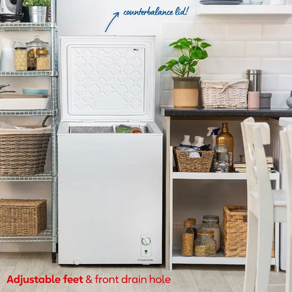Russell Hobbs RH142CF0E1W 143L Chest Freezer in White