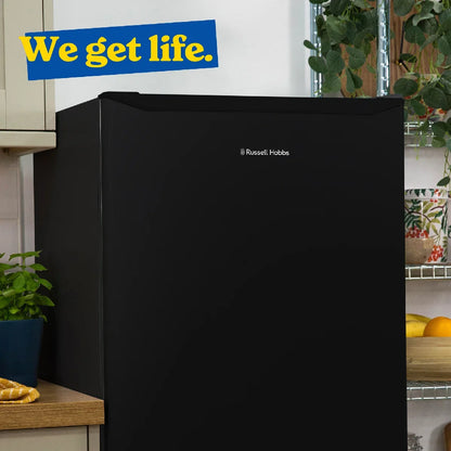 Russell Hobbs RH143LF552E1B Black 55cm Wide 143cm High Larder Fridge