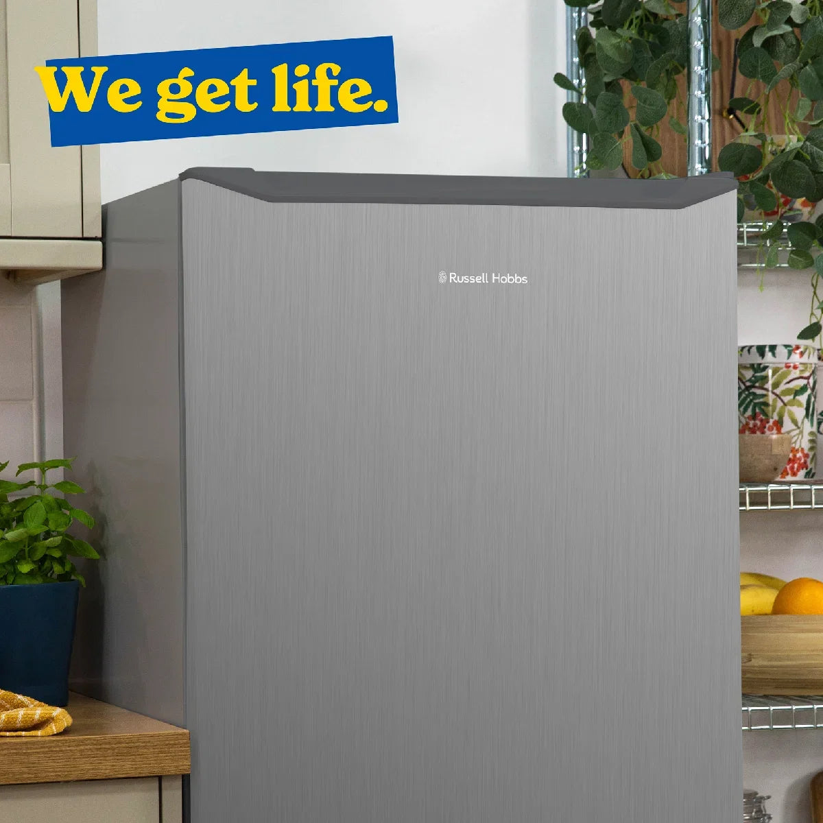Russell Hobbs RH143LF552E1SS Stainless Steel 55cm Wide 143cm High Larder Fridge