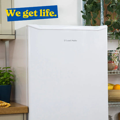 Russell Hobbs RH143LF552E1W White 55cm Wide 143cm High Larder Fridge