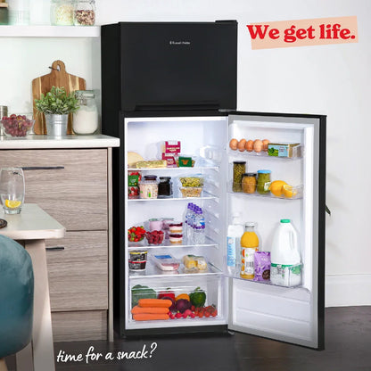 Russell Hobbs White 54cm Wide 145cm High Freestanding Fridge Freezer (Top Mounted) RH144TMFF541E1B