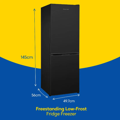 Russell Hobbs RH145FF501E1B Freestanding Low Frost Fridge Freezer in Black
