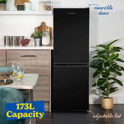 Russell Hobbs RH145FF501E1B Freestanding Low Frost Fridge Freezer in Black