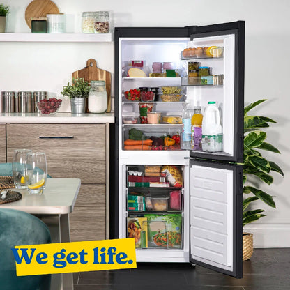 Russell Hobbs RH145FF501E1B Freestanding Low Frost Fridge Freezer in Black