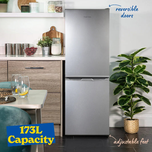 Russell Hobbs RH145FF501E1S Freestanding Low Frost Fridge Freezer in Silver
