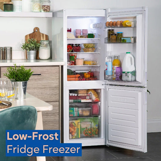 Russell Hobbs RH145FF501E1W Freestanding Low Frost Fridge Freezer in White