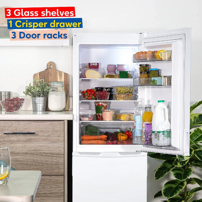 Russell Hobbs RH145FF501E1W Freestanding Low Frost Fridge Freezer in White
