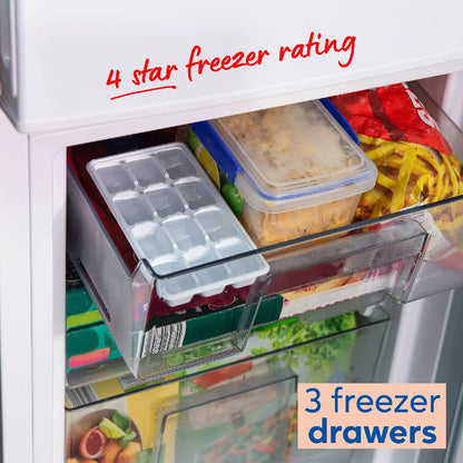 Russell Hobbs RH145FF501E1W Freestanding Low Frost Fridge Freezer in White