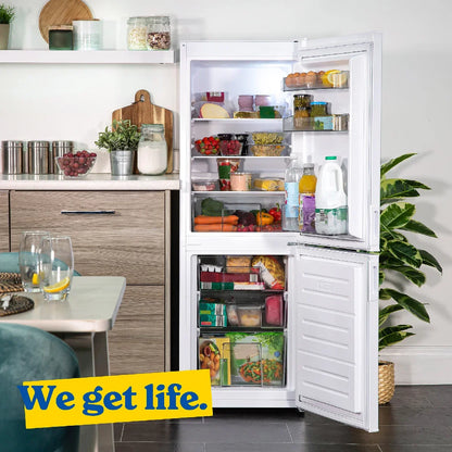 Russell Hobbs RH145FF501E1W Freestanding Low Frost Fridge Freezer in White