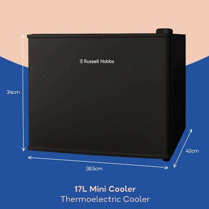 Russell Hobbs RH17CLR1001B 17L Thermoelectric Mini Cooler in Black