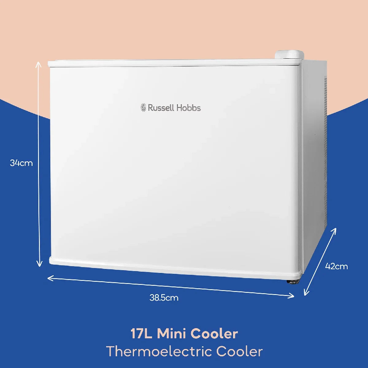 Russell Hobbs RH17CLR1001 17L Thermoelectric Mini Cooler in White