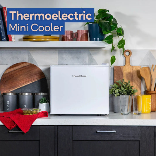 Russell Hobbs RH17CLR1001 17L Thermoelectric Mini Cooler in White
