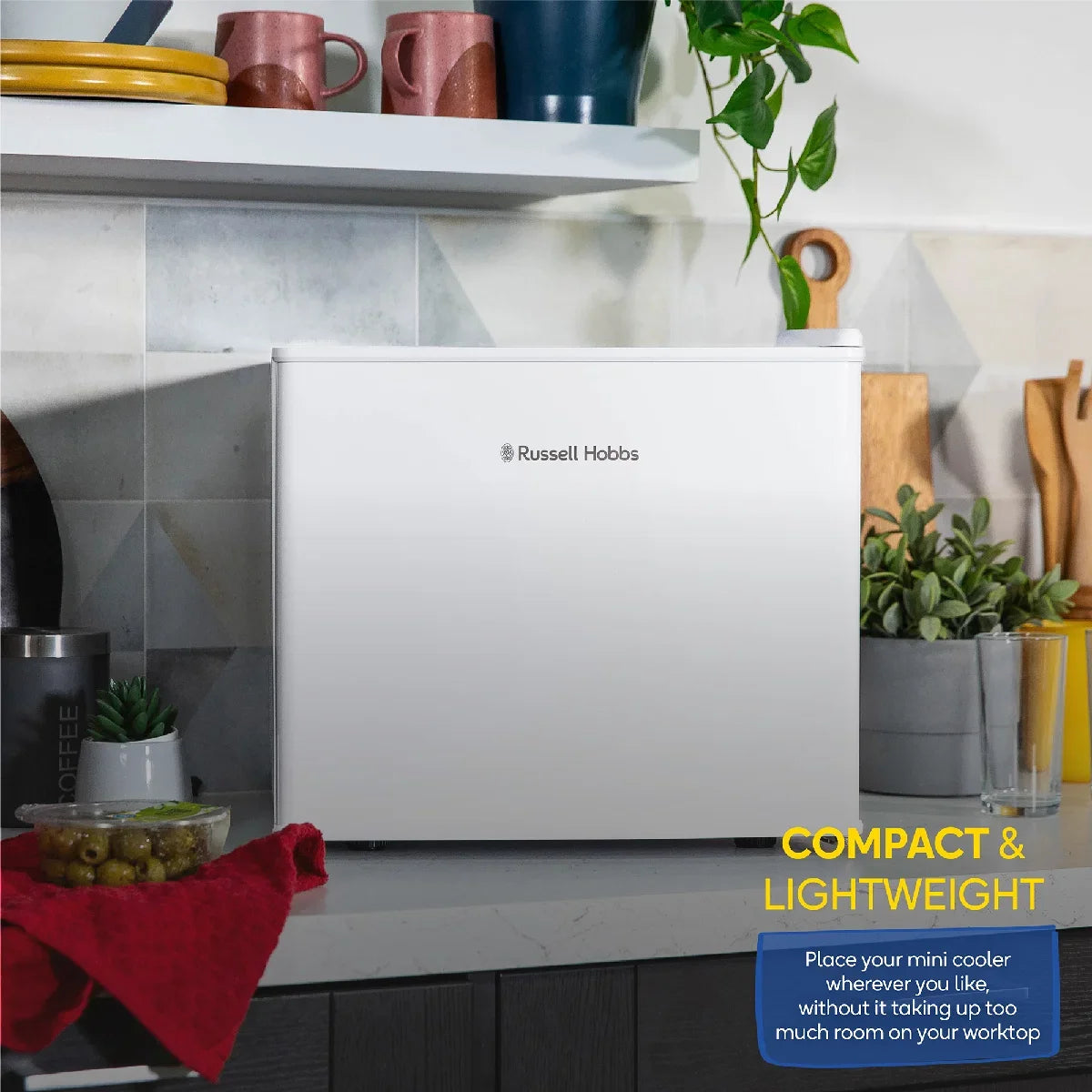 Russell Hobbs RH17CLR1001 17L Thermoelectric Mini Cooler in White