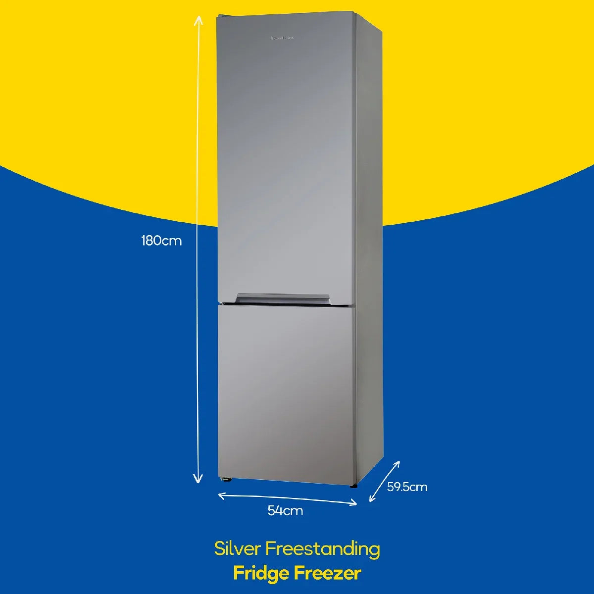 Russell Hobbs RH180FF541E1S 70/30 Freestanding Fridge Freezer in Silver