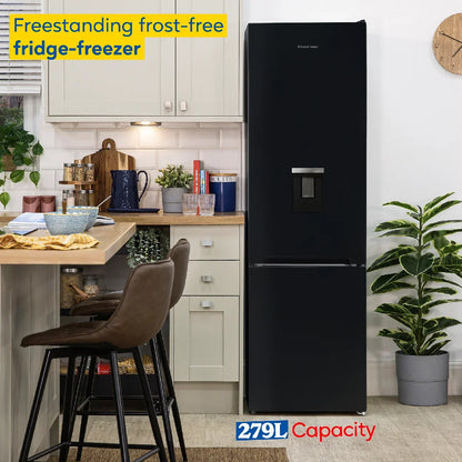 Russell Hobbs RH180FFFF551E1BWD Black 54cm Wide 180cm High Freestanding Frost Free Fridge Freezer with Water Dispenser