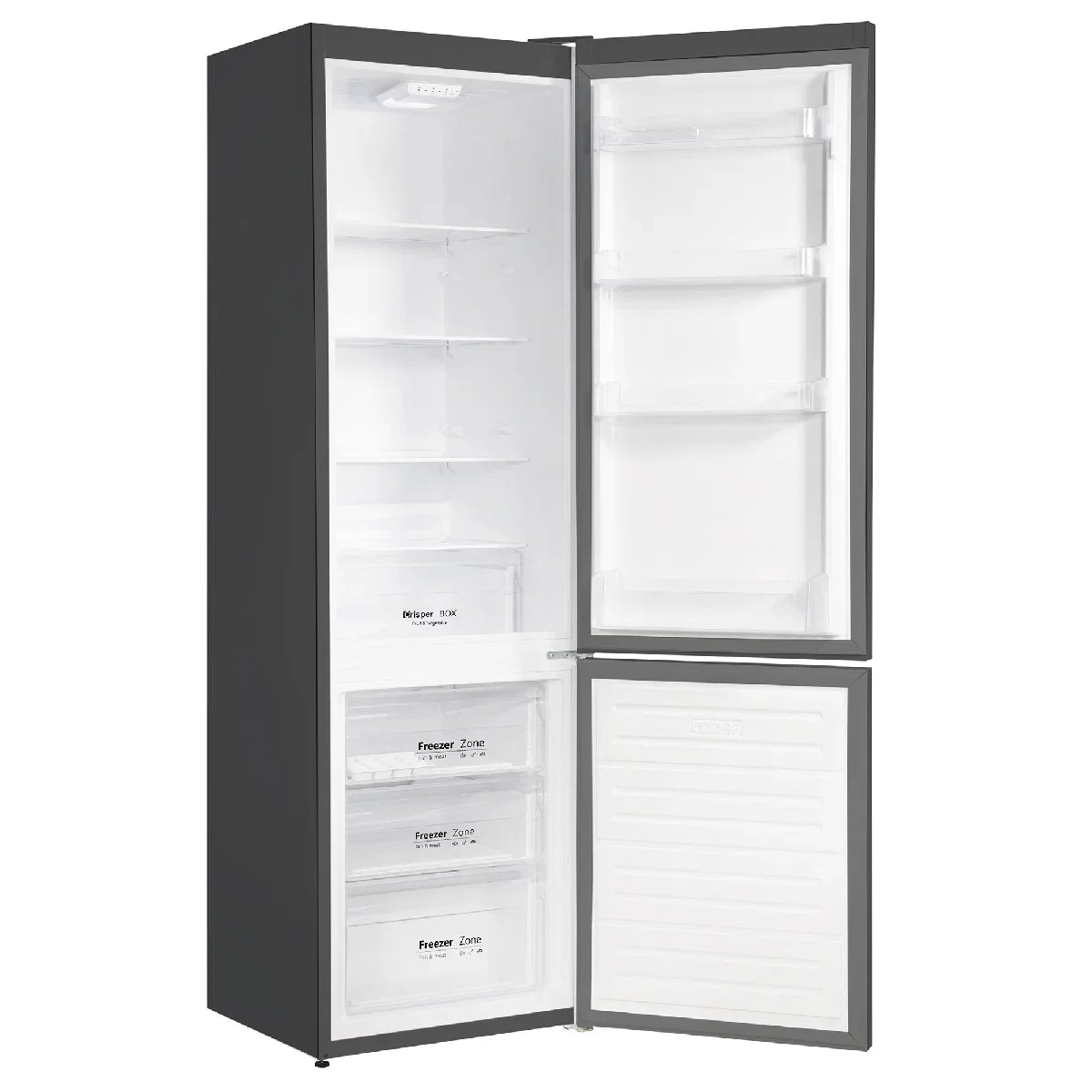 Russell Hobbs RH180FFFF551E1DS Dark Steel 54cm Wide 180cm High Freestanding Frost Free Fridge Freezer