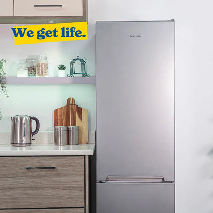 Russell Hobbs RH180FFFF551E1S Silver 54cm Wide 180cm High Freestanding Frost Free Fridge Freezer