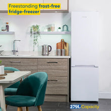 Russell Hobbs White RH180FFFF551E1W 54cm Wide 180cm High Freestanding Frost Free Fridge Freezer