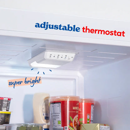 Russell Hobbs White RH180FFFF551E1W 54cm Wide 180cm High Freestanding Frost Free Fridge Freezer