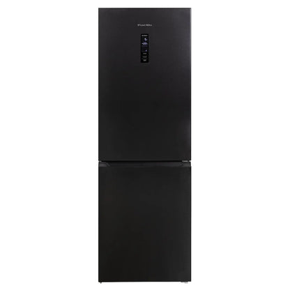 Russell Hobbs RH184FF602C1DI, 60/40 Freestanding 323L Total No Frost Fridge Freezer in Black Steel
