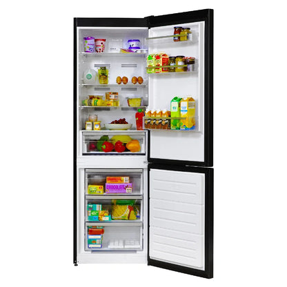 Russell Hobbs RH185FF601C1B, 329L Freestanding 60/40 Split C Class Total No Frost Fridge Freezer in Black