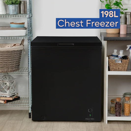 Russell Hobbs RH198CF0E1B 198L Chest Freezer in Black