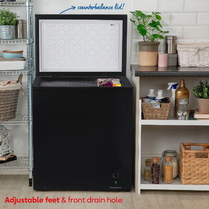 Russell Hobbs RH198CF0E1B 198L Chest Freezer in Black