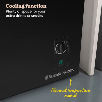 Russell Hobbs RH198CF0E1B 198L Chest Freezer in Black